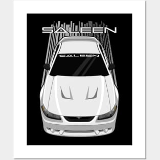 Ford Mustang Saleen SN95 - 1999-2004 - White Posters and Art